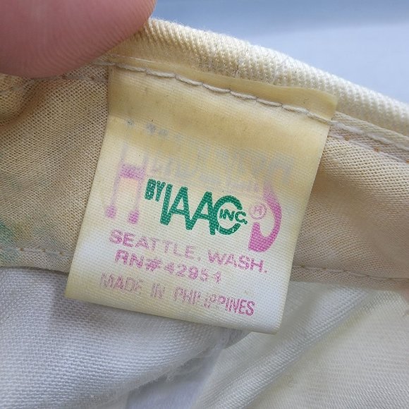 Vintage The Red Dog Saloon Juneau Alaska White Hat Cap Laborers Local 652 Pin - Picture 9 of 10